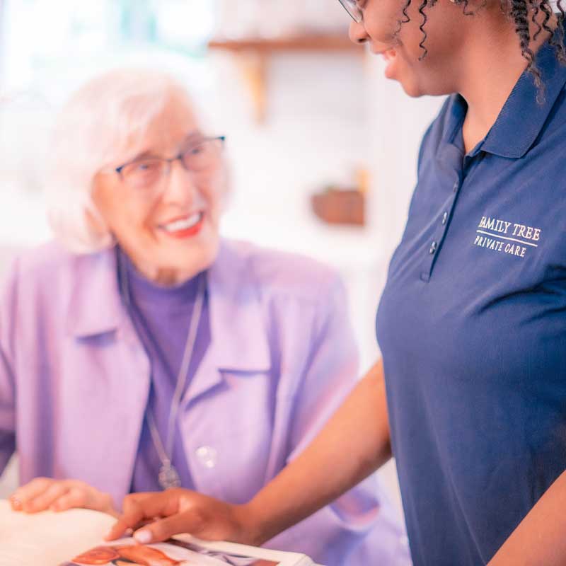 Specially Trained Disease Care Management Family Tree Private Care