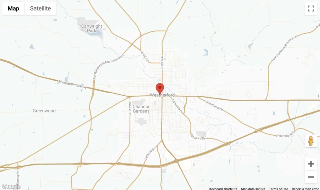 weatherford map